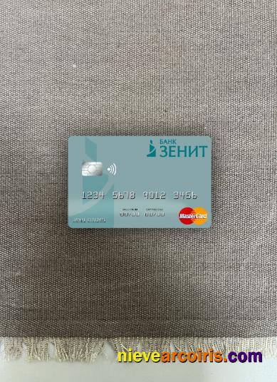 Russia Bank ZENIT mastercard photolook